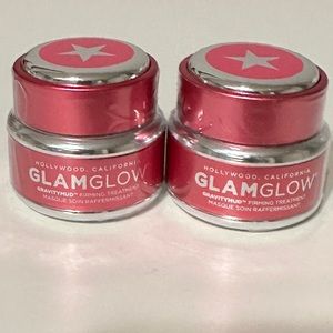 2 Glamglow Gravitymud Firming Treatment Pink 0.5 oz Each New Sealed